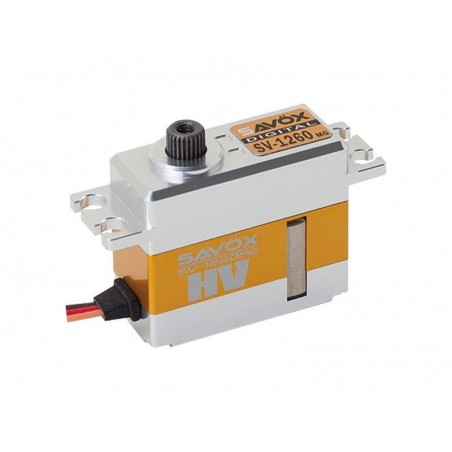 Servi - Savox SV-1260MG mini servo digitale (40g, 12kg.cm, 0.055s/60°) - FLASH RC