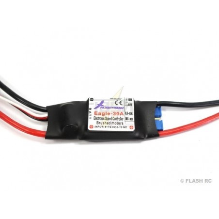 Brushed - Controleur brushed 2-3S 30A BEC EAGLE V1 HOBBYWING - FLASH RC