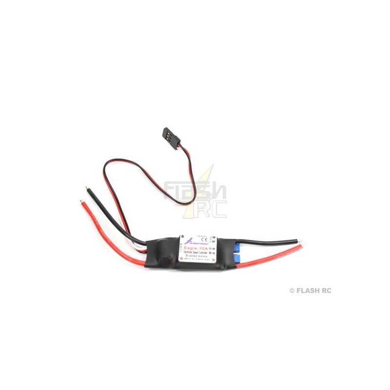 Brushed - Controleur brushed 2-3S 30A BEC EAGLE V1 HOBBYWING - FLASH RC