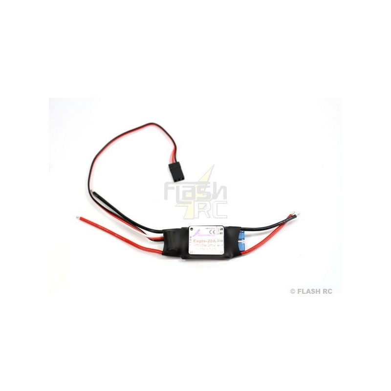 Brushed - Brushed controller 2-3S 20A BEC EAGLE V1 HOBBYWING - FLASH RC