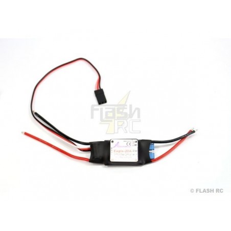 Brushed - Regolatore Brushed 2-3S 20A BEC EAGLE V1 HOBBYWING - FLASH RC