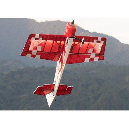 RC Aerobatic Aircraft - Precision Aerobatics Addiction X (V2) red ARF approx.1.27m - with LEDs - RC FLASH