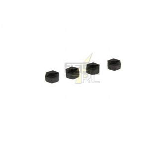 Piezas de repuesto para coches RC - Rueda hexagonal (4pcs) para 1/10 4WD ECX RC - FLASH RC