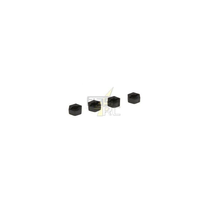 Piezas de repuesto para coches RC - Rueda hexagonal (4pcs) para 1/10 4WD ECX RC - FLASH RC