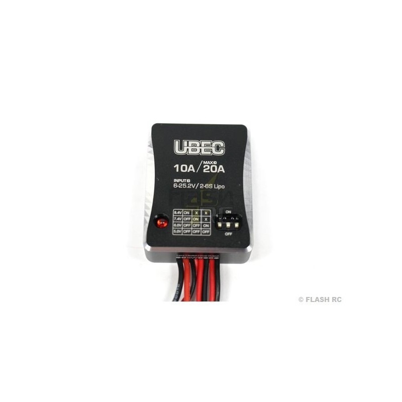 Switch Bec - Switch Bec 10A - 5/8.4V - Hobbywing - FLASH RC