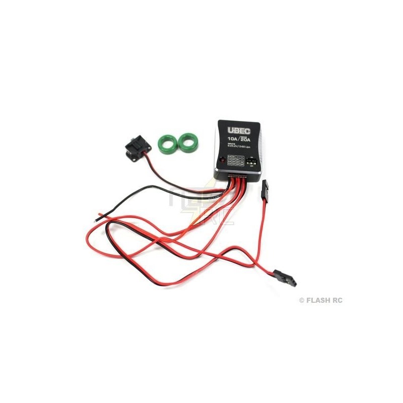 Switch Bec - Switch Bec 10A - 5/8.4V - Hobbywing - FLASH RC