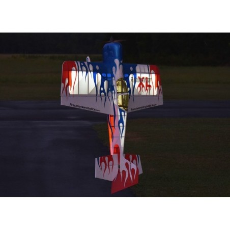 Avion Precision Aerobatics Addiction X (V2) rouge ARF env.1.27m - avec LEDs - FLASH RC