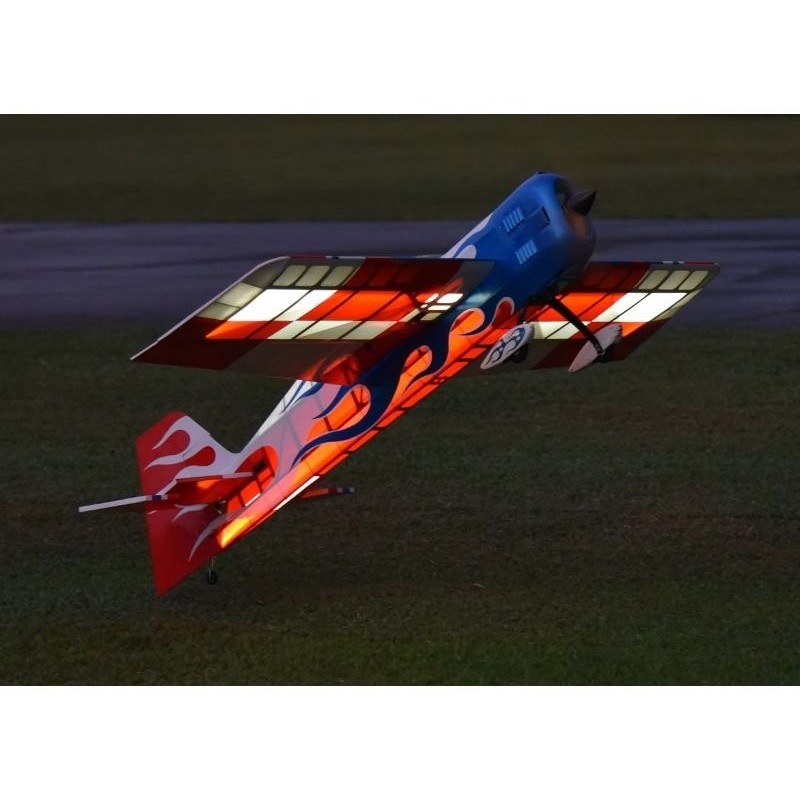 Aerei acrobatici RC - Precision Aerobatics Addiction X (V2) rosso ARF circa 1,27m - con LED - RC FLASH