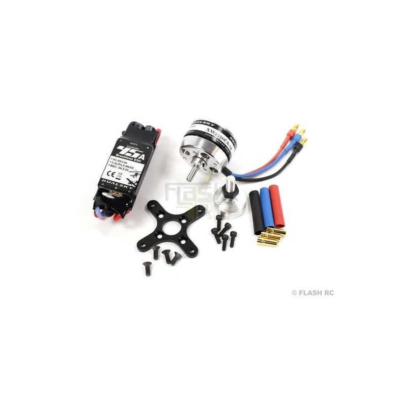 Antriebssets - Combo ECO 2316C V2 1250kv (72g, 360W) + Controller 45A Lite - FLASH RC
