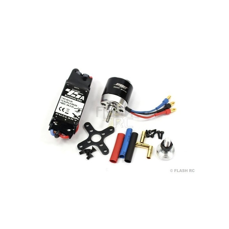 Propulsion sets - Combo Eco 2316C V2 980kv (70g, 300W) + Controller 45A Lite - FLASH RC