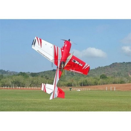 Avión acrobático RC - Precision Aerobatics XR 61 (V2) red ARF approx.1.55m - FLASH RC