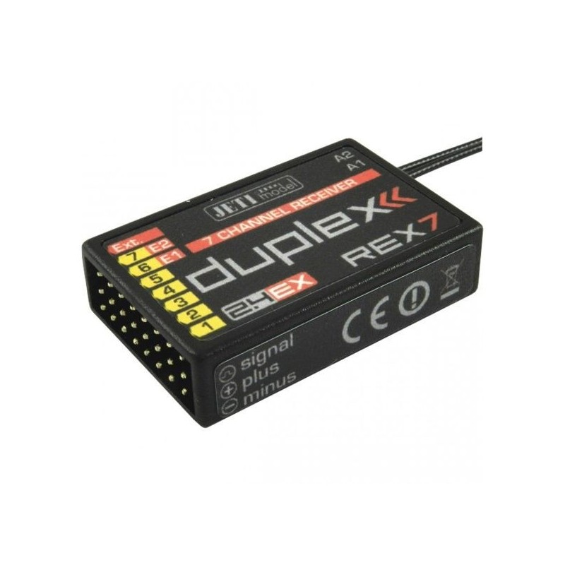 JETI - REX 7 A40 Duplex EX 2.4Ghz Jeti 7-Kanal Empfänger - FLASH RC