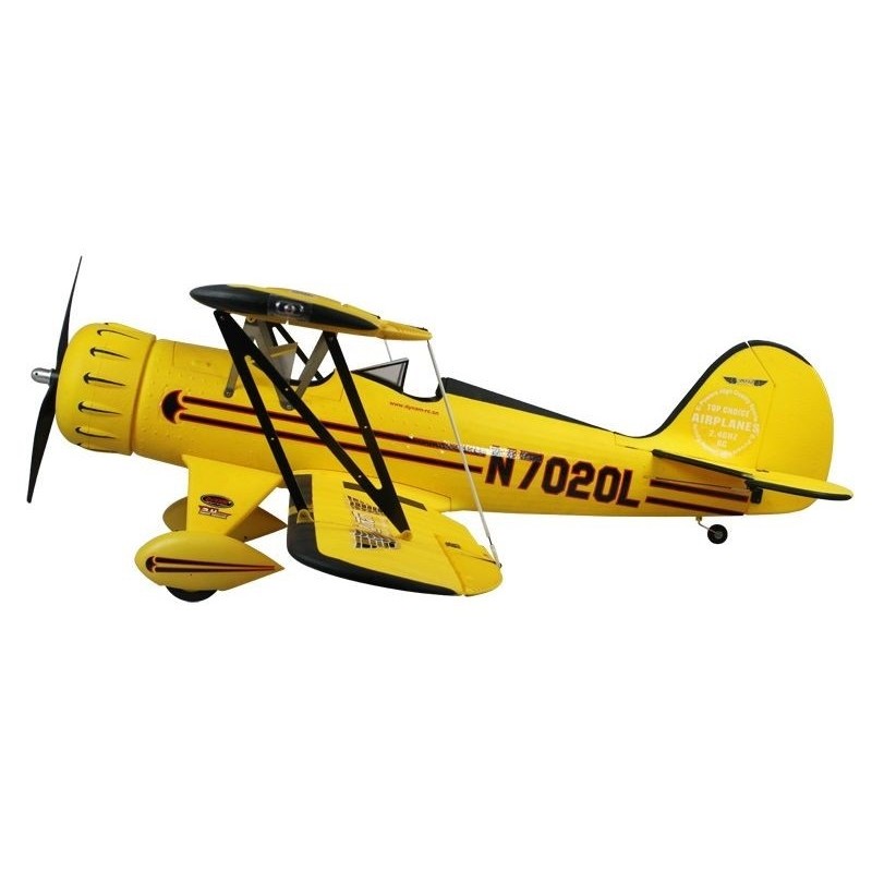 RC Model Aircraft - Dynam Waco YMF-5D Yellow PNP Aircraft approx. 1.27m - FLASH RC