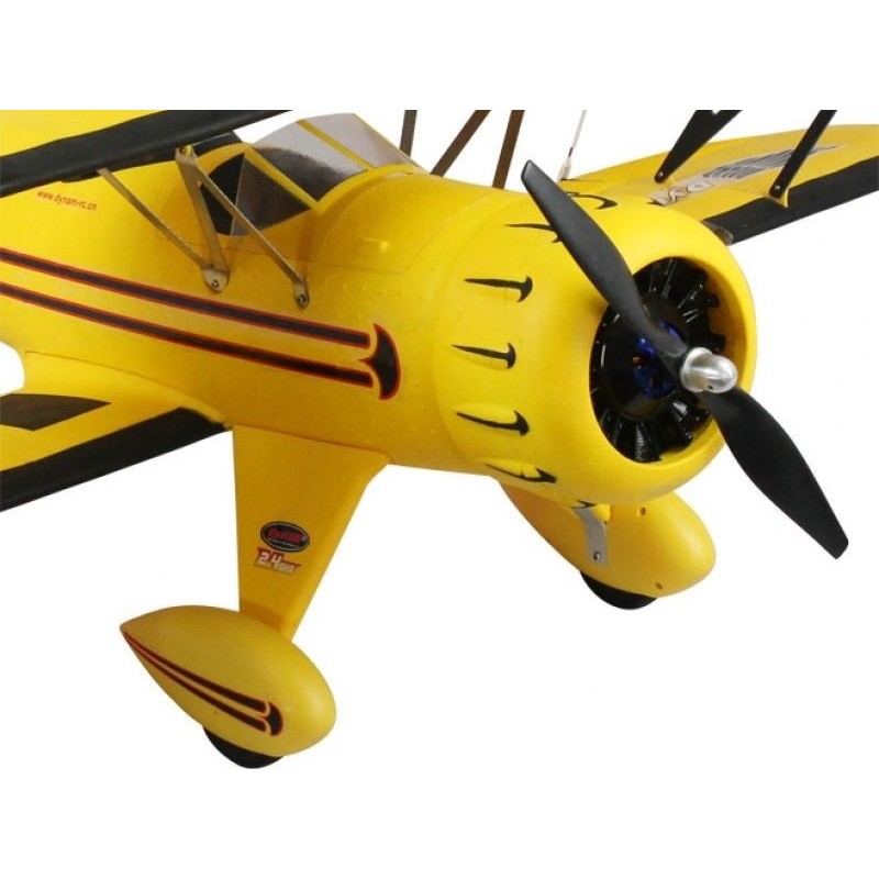 RC-Flugzeugmodelle - Flugzeug Dynam Waco YMF-5D Gelb PNP ca. 1.27m - FLASH RC
