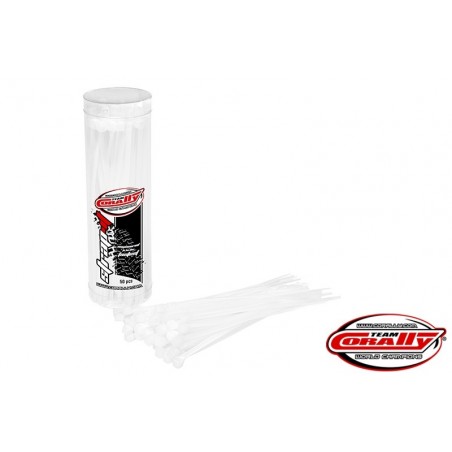 Kabelbinder - Kabelbinder Rilsan natur - 2,5x100mm - 50 Stück - Team Corally - FLASH RC