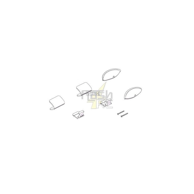 Accesorios (piezas) - 224440 - Tapa para luces de posición Multiplex FunCub XL - FLASH RC