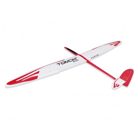 Motoplaneurs RC - E-Tomcat EVO tout fibre env.2.49m blanc & rouge RCRCM - FLASH RC