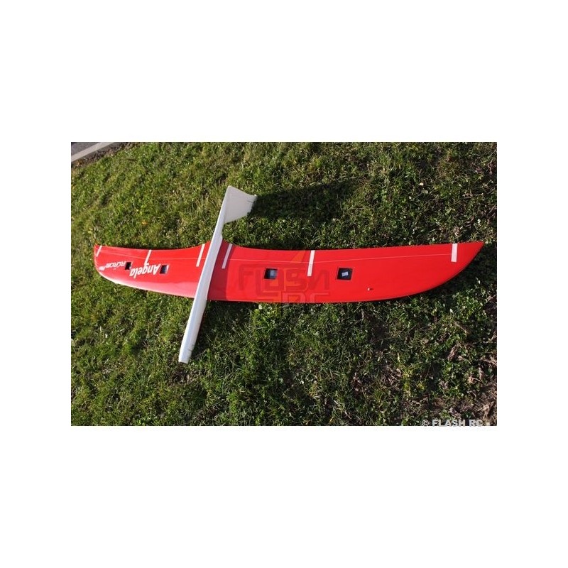 RC Flying Wings - Angela Electro Flying Wing blanco y rojo aprox.2.00m RCRCM - FLASH RC