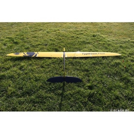 RC-Segelflugzeuge - Typhoon PLUS Vollfaser ca.2.90m gelb/schwarz & weiß RCRCM - FLASH RC