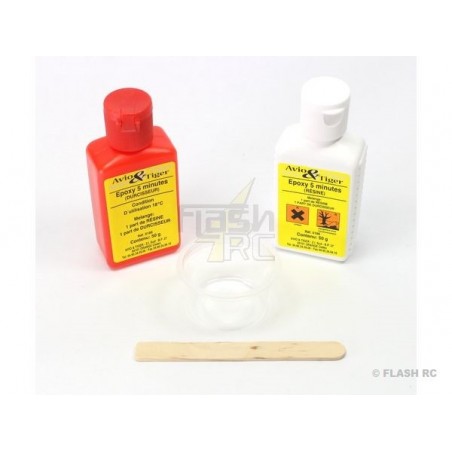 Colle Epoxy 5min 2X50g AVIO - FLASH RC
