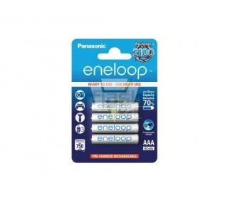 Batteries - Pack 4 AAA Eneloop 1,2V 750mAh PANASONIC - FLASH RC