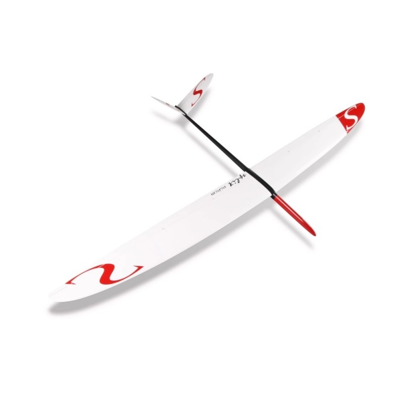 Planeurs RC - Split Full carbone env.2.84m blanc & rouge RCRCM - FLASH RC