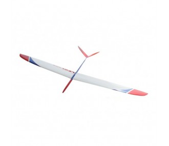 Alianti RC - LINK aliante in carbonio F3F/F3B bianco e rosso ca.2,96m - FLASH RC