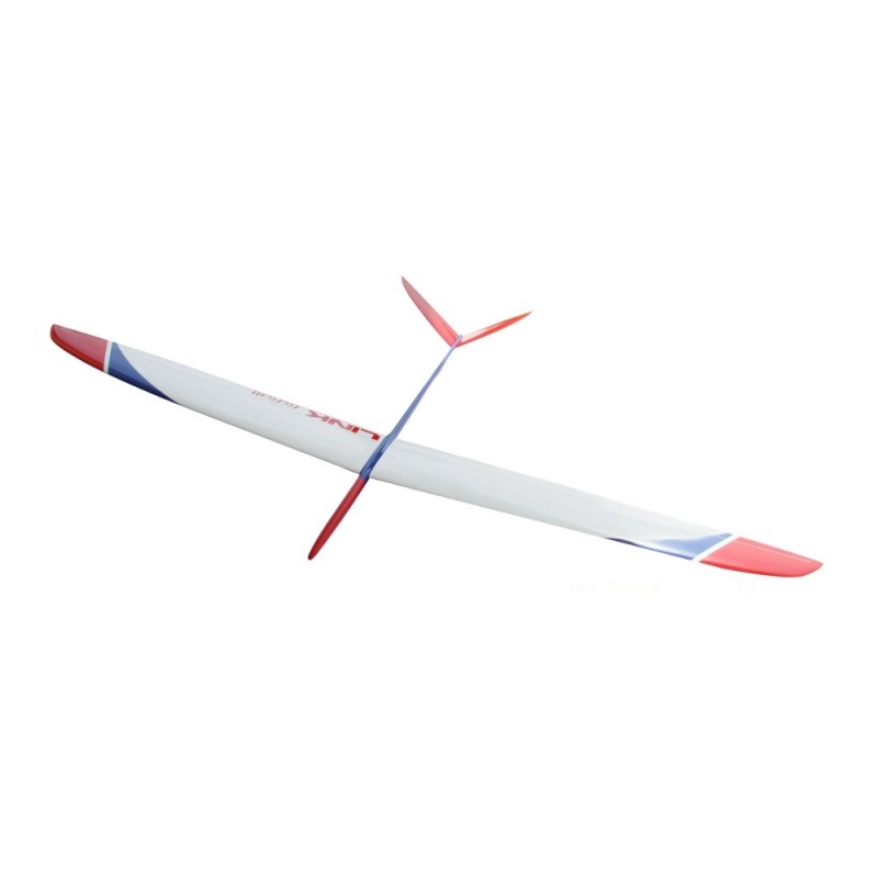 RC-Segler - Segelflugzeug LINK Full Carbon F3F/F3B weiß und rot ca.2,96m - FLASH RC