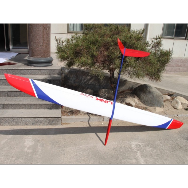 Alianti RC - LINK aliante in carbonio F3F/F3B bianco e rosso ca.2,96m - FLASH RC