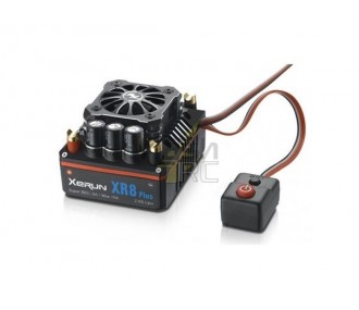 Brushless controllers for RC cars - Brushless controller XR8 Plus 150A 1/8th sensored/sensorless HOBBYWING - FLASH RC