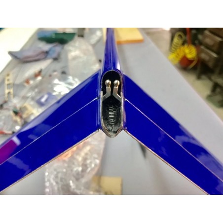 RC-Segler - Segelflugzeug LINK Full Carbon F3F/F3B weiß und rot ca.2,96m - FLASH RC