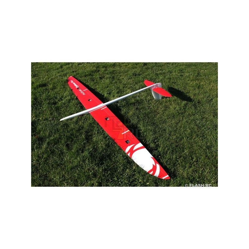 Planeadores RC - Typhoon PLUS todo fibra aprox.2.90m blanco y rojo RCRCM - FLASH RC