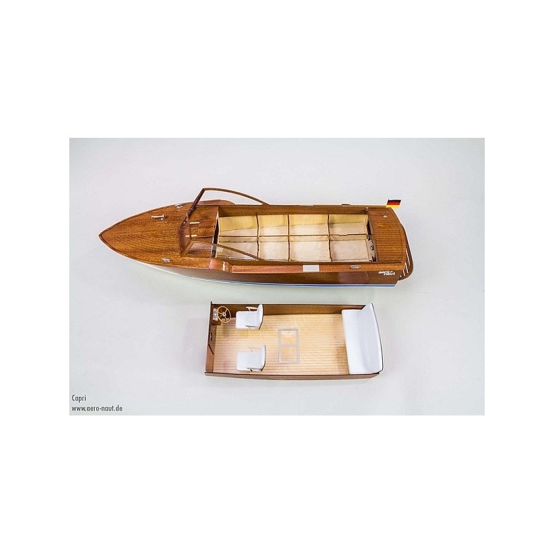 Modelo de barco RC - Capri Sportboot Aeronaut 70cm Kit de montaje - FLASH RC
