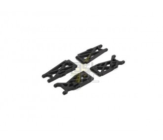 Spare parts for RC cars - LOS214000 - Losi Mini 8ight-T front/rear suspension wishbone set - FLASH RC