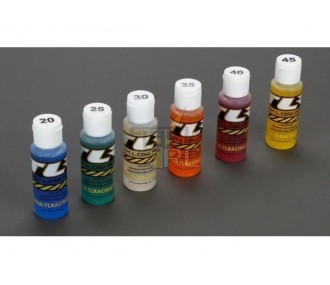Silicone shock absorber oils - TLR oil set for shock absorber grade 20, 25, 30, 35, 40, 45 Losi - FLASH RC