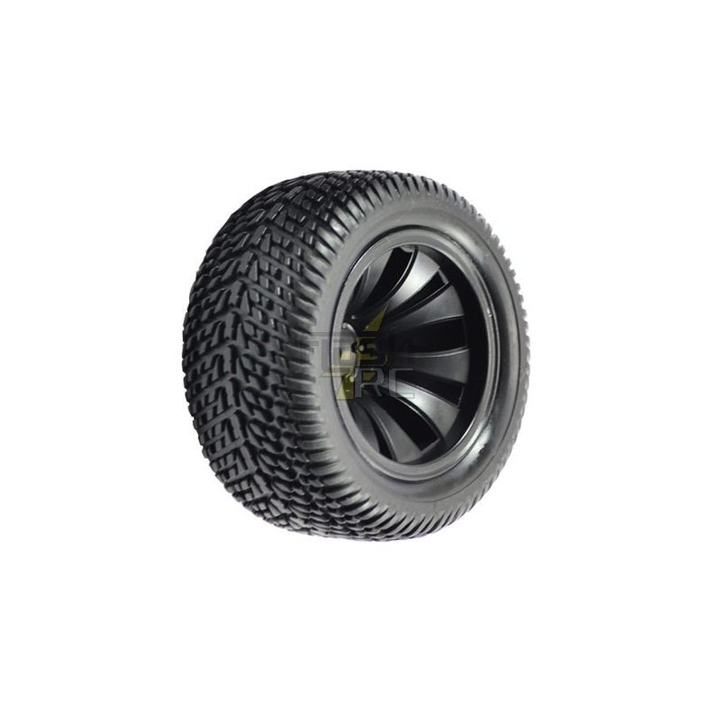 Paire pneus Av/Arr pour Surge Truggy 1/12 FTX/ISHIMA - FLASH RC