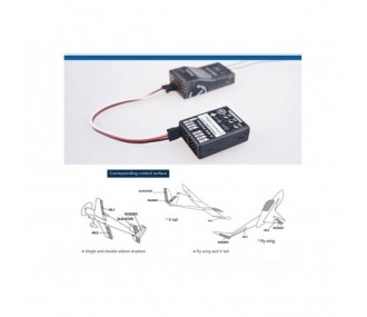 Giróscopos - FC151 Giróscopo de 3 ejes para aviones Dualsky - FLASH RC 2
