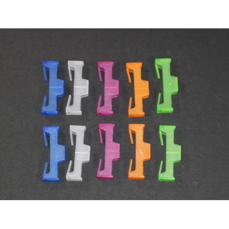 Servo-Sicherheitsclips - Sicherheitsclips 5 Farben für Servo-Anschlüsse, 10 Stück - FLASH RC