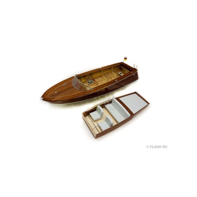 Kit bateau à monter Princess Sportboot Aeronaut 95cm - FLASH RC