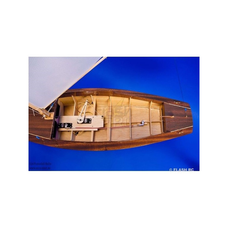 RC Model Ships - Sailboat Kit Bella Segelboot Aeronaut 81cm - FLASH RC