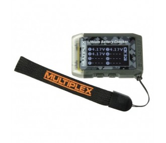 Accessories for chargers - Lithium battery tester with integrated Multiplex location beeper - FLASH RC