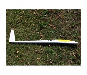 Fuselages Planeurs/Motoplaneurs RC - Fuselage FDV Typhoon Plus Blanc verrière jaune RCRCM - FLASH RC