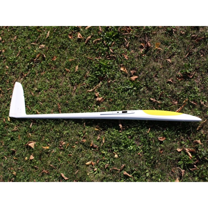 Planeadores/Motorreactores RC Fuselajes - FDV Typhoon Plus Blanco RCRCM Canopy Amarillo - RC FLASH