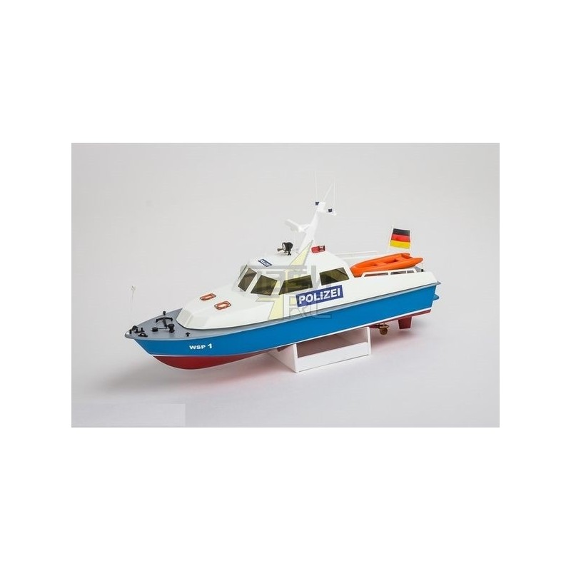 RC Schiffsmodelle - Bausatz Polizeiboot WSP-1 zum Zusammenbauen Aeronaut 53cm - FLASH RC