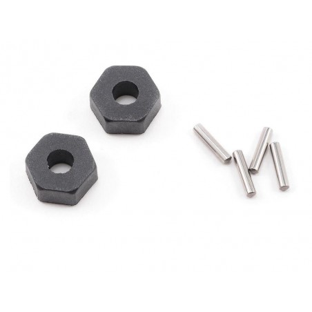 Spare parts for RC cars - Traxxas wheel hexagons + pins (2) 1654 - FLASH RC
