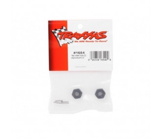 Ricambi per auto RC - Traxxas ruota esagoni + perni (2) 1654 - FLASH RC 2