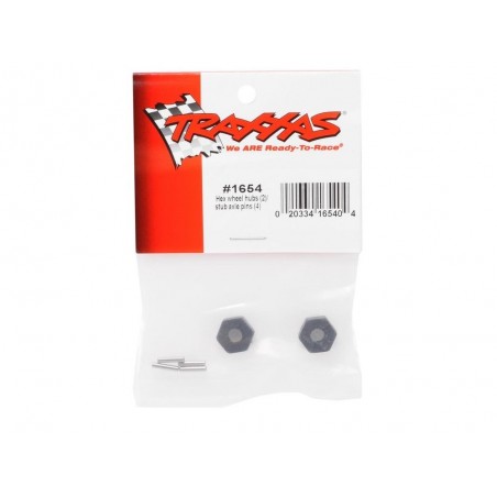 Ricambi per auto RC - Traxxas ruota esagoni + perni (2) 1654 - FLASH RC