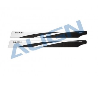 T-REX 500 - HD470A - Carbon blades 3K 470mm - TREX 500 Align - FLASH RC