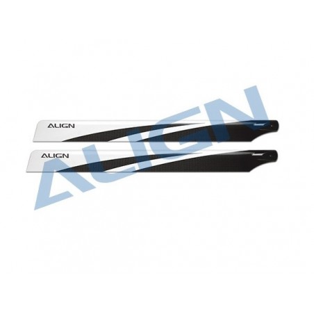 T-REX 500 - HD470A - Carbon blades 3K 470mm - TREX 500 Align - FLASH RC