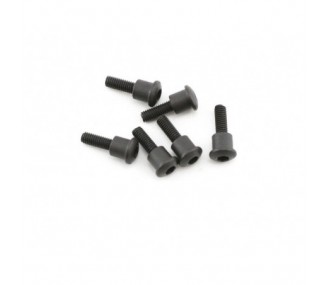 Spare parts for RC cars - Traxxas btr screws with domed head 3x12mm for shock absorbers (6) 3642X - FLASH RC